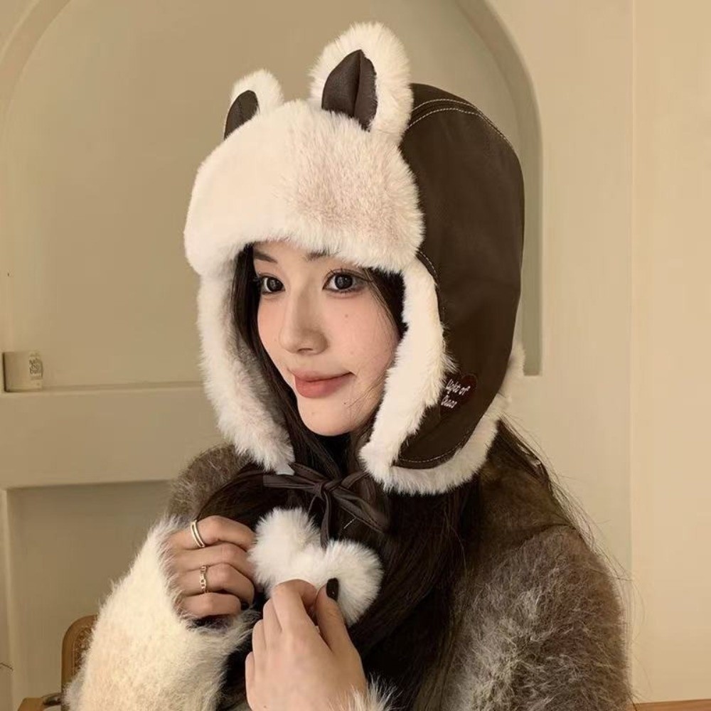 Classic Faux Leather Bear Ear  - Trapper Hat Ear Flap review and price