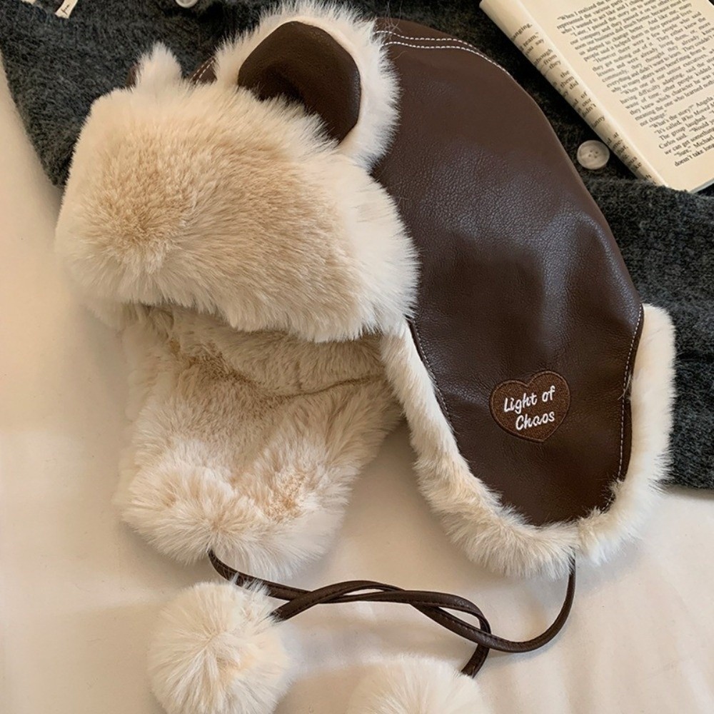 Classic Faux Leather Bear Ear  - Trapper Hat Ear Flap review and price