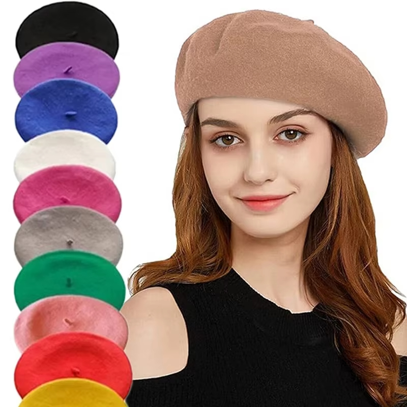 Women Classic Wool Beret Hat S - Beret French Wool review and price